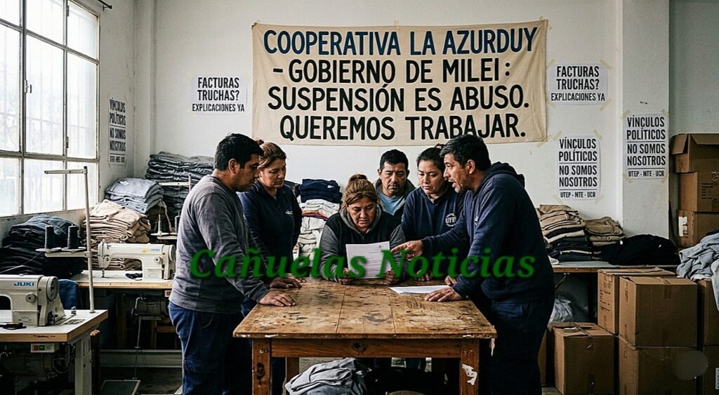 Milei -  Suspende a la cooperativa La Azurduy Supuestamente por una trama de facturas truchas y vínculos políticos
