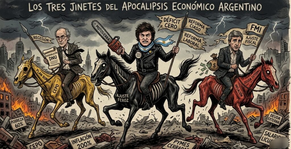 Los Tres Jinetes del Apocalipsis Argentino