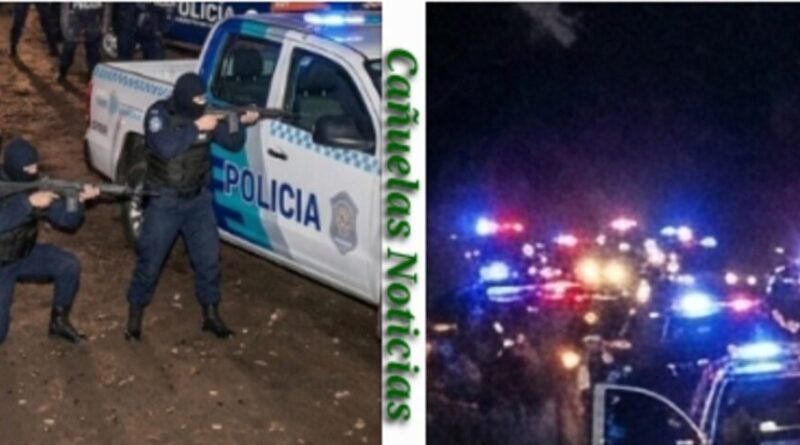 Cañuelas - Cinco detenidos  en Ezeiza tras un raid delictivo y tiroteo en Casares que terminó en Máximo paz.