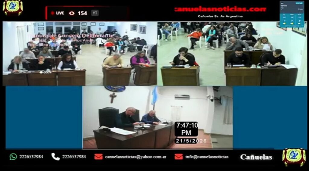 Cañuelas H.C.D Se aprobó la rendición de cuentas y se desmontó el circo de la oposición en las redes.
