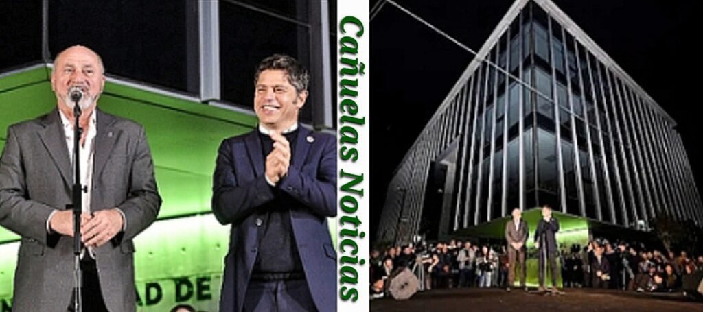 Ensenada Kicillof inauguró con Secco el nuevo Palacio Municipal.