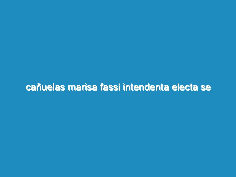 Cañuelas Marisa Fassi Intendenta electa se reunió con el equipo del Gobernador Axel Kicillof.