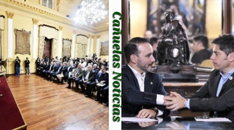 Corrientes Kicillof -  Firmó convenios de cooperación productiva con Gustavo Valdés