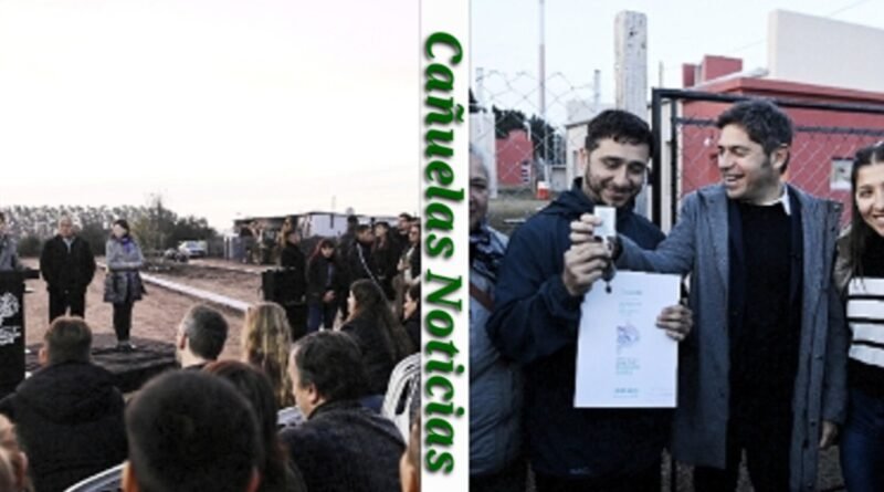 Kicillof entregó 15 viviendas en San Pedro: “La obra pública es peronismo”