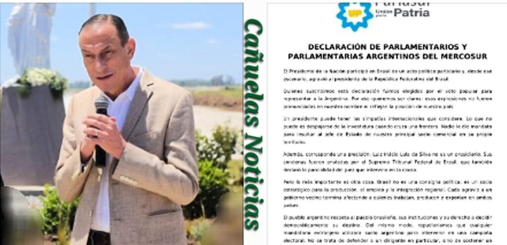 Arrieta y el Parlasur repudian a Milei por agravios a Lula: "Es un papelón que no nos representa"