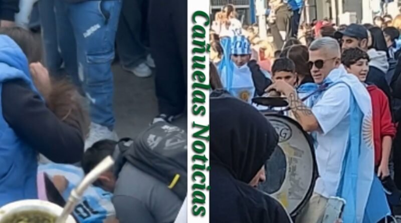 Cañuelas Un piedrazo lanzado mató a un vecino en la Plaza San Martín en los festejos de Argentina.
