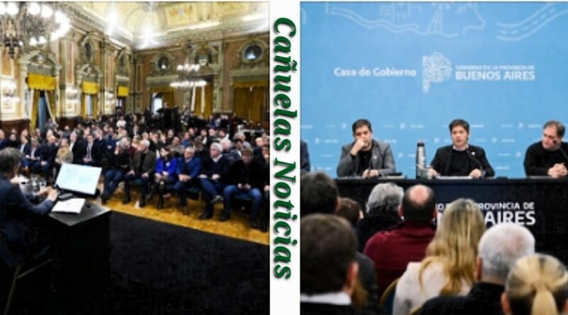 La Plata Kicillof - Presentó un plan integral de prevención y mitigación ante el fenómeno del Súper Niño.