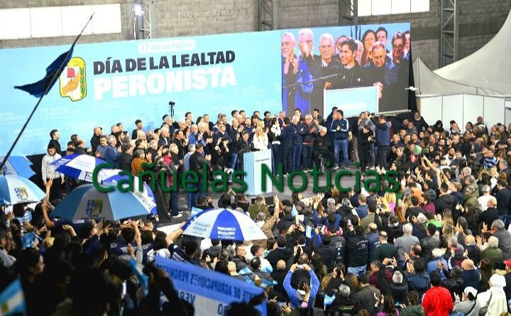 Lealtad peronista Kicillof -  Convocó a construir una alternativa en el acto en la Matanza.- 