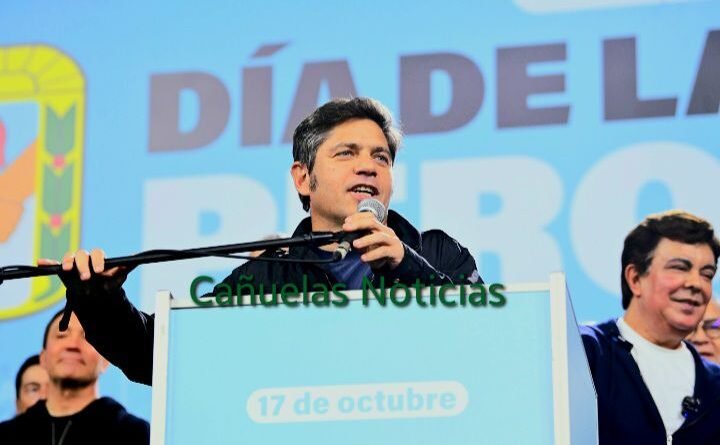 Lealtad peronista Kicillof -  Convocó a construir una alternativa en el acto en la Matanza.- 