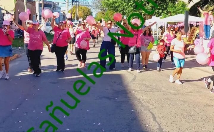 XIV Caminata "Tómatelo a Pecho" Hoy 24/10/2026  Cañuelas se une por la prevención del cáncer de mama- 