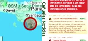 Panamá Sismo M 8.0 sacude Alerta de tsunami roja y riesgo en el Pacífico Panamá Sismo M 8.0 sacude Alerta de tsunami roja y riesgo en el Pacífico